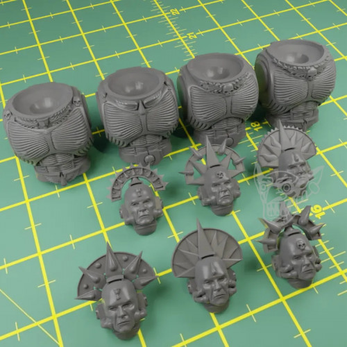 Heads and Torsos - alternates for Blood Angels